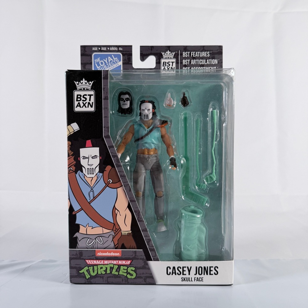The Loyal Subjects BST AXN TMNT Casey Jones Skull Face 5" Action Figure